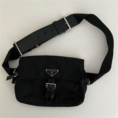 prada tessuto waist pack|prada vela waist bag.